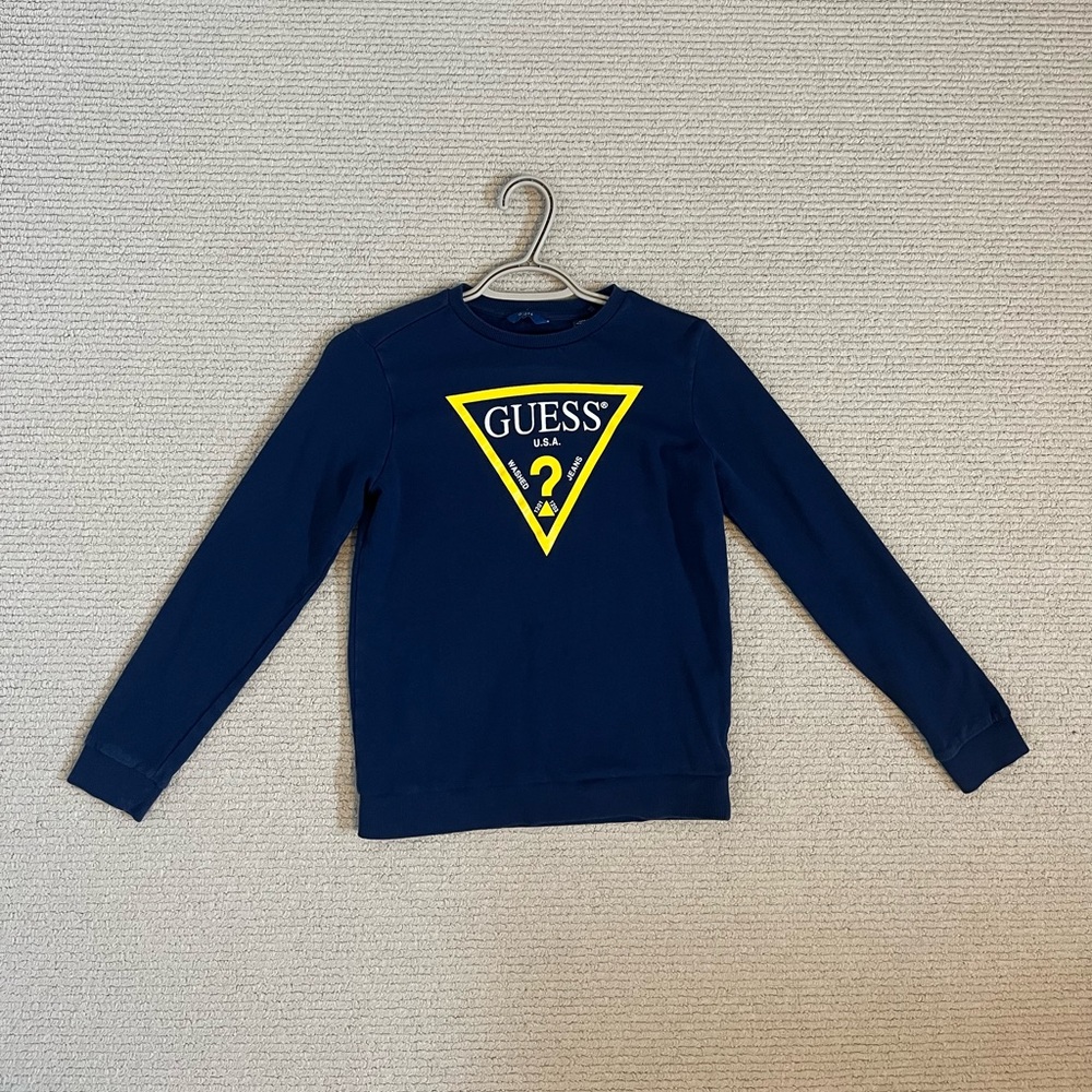 Guess navy blue crewneck sweatshirt